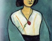 绿衣女子 - 亨利·马蒂斯